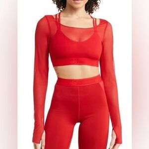 Alo Red Ballet Dream Bra